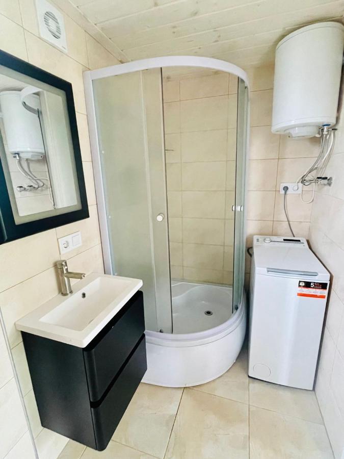Tiny House Aan Het Water Op De Appelhof Villa Wommels Exteriör bild